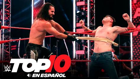 Top 10 Mejores Momentos De Raw En Español Wwe Top 10 Ago 10 2020