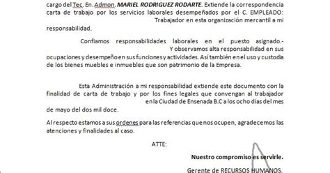 Mariel Rodriguez Estructura Del Oficio Documentacion Administrativa