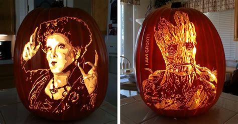 Artist Carves Your Favorite Pop Culture Icons Into Pumpkins Thatll