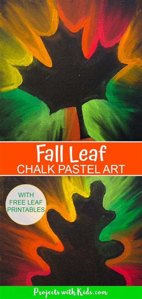 Gorgeous Fall Leaf Chalk Pastel Art Kids Can Make Fall Leaf Art