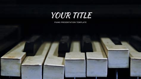 √ Piano Powerpoint Templates Simple And Free