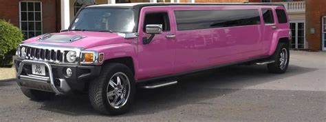 pink hummer h3 limo herts limos