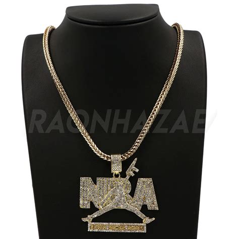 Nba Young Boy Pendant Chain Set Michael Jordan Gold Color Metal Alloy