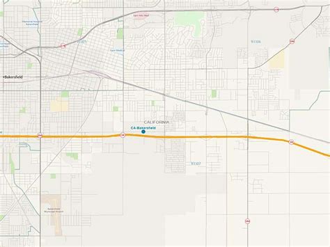 List Bakersfield Map With Zip Codes