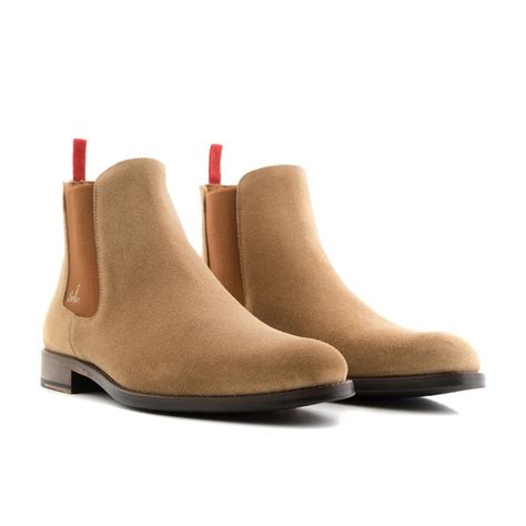 Next day delivery and free returns available. Serfan Chelsea Boot Damen Wildleder Beige Braun