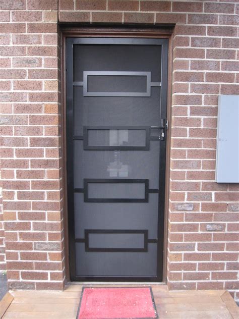 Large mail slot options available. MODERN STEEL SECURITY DESIGNS