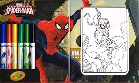 Spider Man Mini Coloring Pages Crayola 2014 In Comics And Books