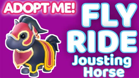 Jousting Horse Fly Ride In Adopt Me Halloween Week 4 Update Youtube