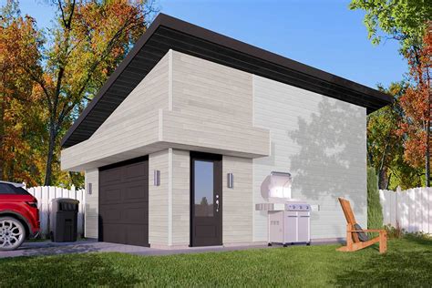 Detached Garage Plan With Modern Exterior 22528dr Architectural
