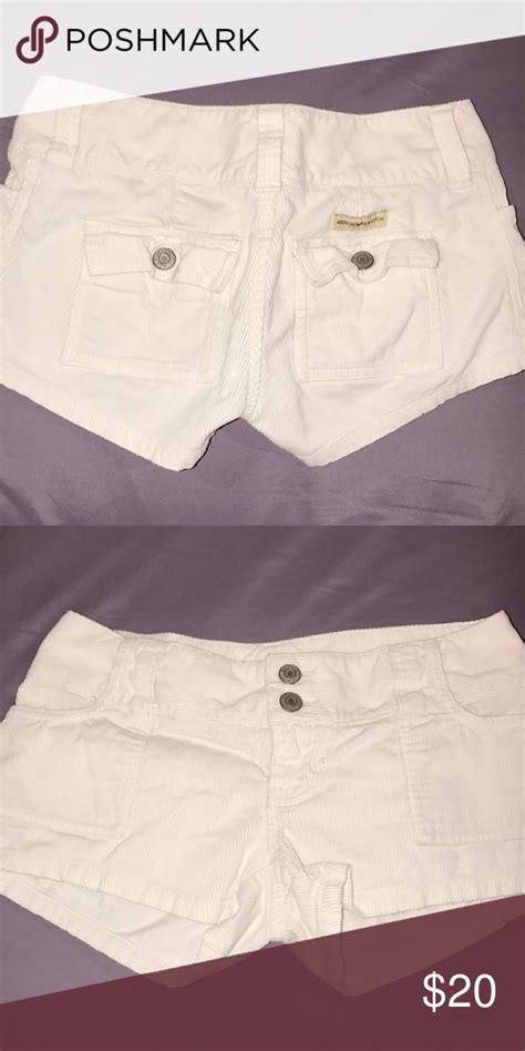 Abercrombie And Fitch White Corduroy Shorts White Abercrombie And Fitch Corduroy Shorts Sz 00 No