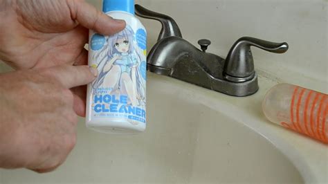 how to use a toy cleaner on a male sex toy youtube