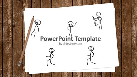 Animated Stickman Powerpoint Template Slidesbase