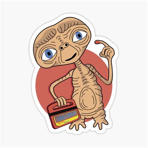 Et The Extra Terrestrial Sticker For Sale By Ripthic Redbubble