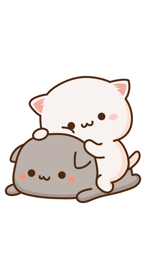 Cute Mochi Mochi Friends Cats Sticker Cute Anime Cat Cute Bear