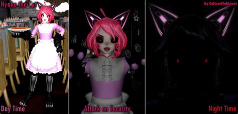 Nyako The Cat Fnaf Oc Animatronic By Cultureclublover On Deviantart