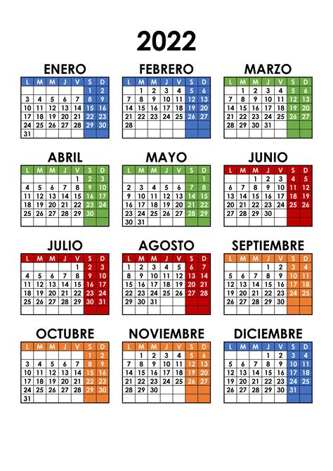 Calendario 2022 Calendario Para Imprimir Gratis Ideas De Calendario