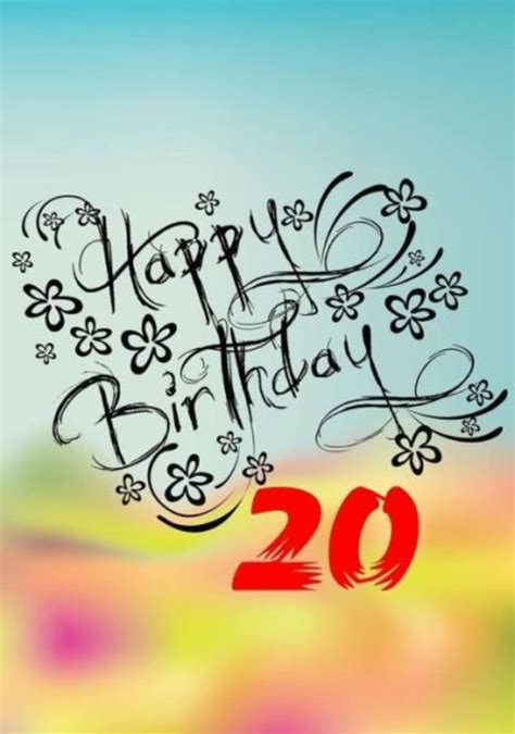 Happy 20th Birthday Images 💐 — Free Happy Bday Pictures And Photos