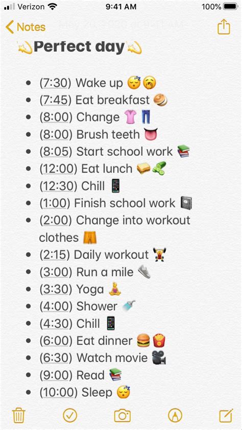 💫perfect day💫 in 2020 school routine for teens morning routine school school morning routine