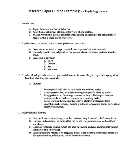 Research essay types and objectives. Research Paper Outline Template Sample | room surf.com