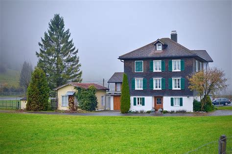 Hd Wallpaper Switzerland Interlaken Dream House House In Mountains