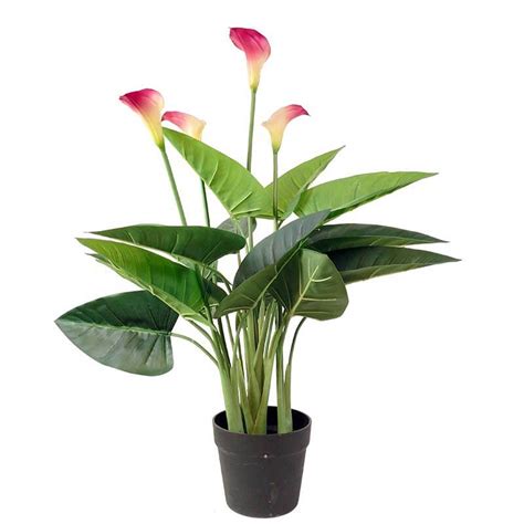 26 Inch Artificial Calla Lily Potted Plants Real Touch