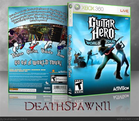 Guitar Hero World Tour Xbox 360 Box Art Cover By Deathspawn11