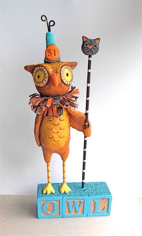 halloween vintage halloween folk art whimsical halloween fall halloween crafts halloween