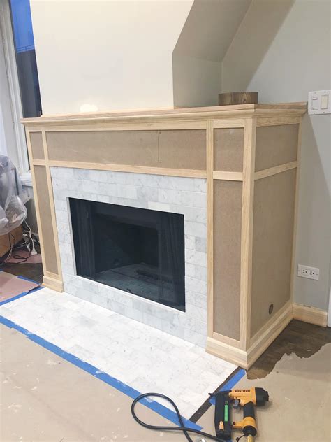How To Build A Wood Fireplace Surround I Am Chris
