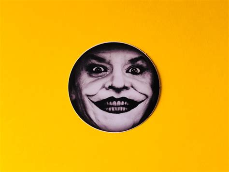 Jack Nicholson Joker Sticker 2 Eerieface