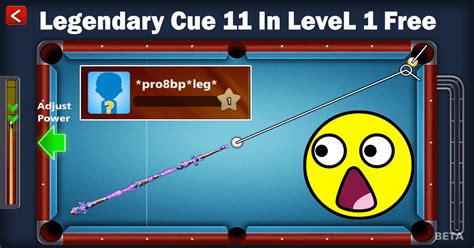 Free 8 ball pool account giveaway in our channel on youtube. 8bp Legendary Cue 11 In level 1 Free Giveaway