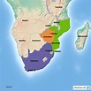 StepMap - Südliches Afrika - Landkarte für Afrika
