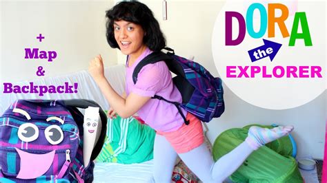 Dora the explorer costume for adults. Dora the Explorer Halloween Costume + DIY map & backpack ...