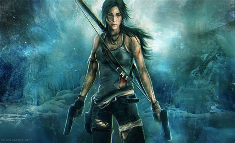 Tomb Raider 2013 Pistols Warriors Lara Croft Games Girls wallpaper ...