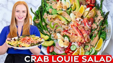 The Best Crab Louie Salad Recipe With Homemade Louie Dressing Youtube