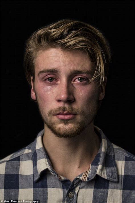What Sadness And Joy Really Look Like Photographer Captures Men Crying