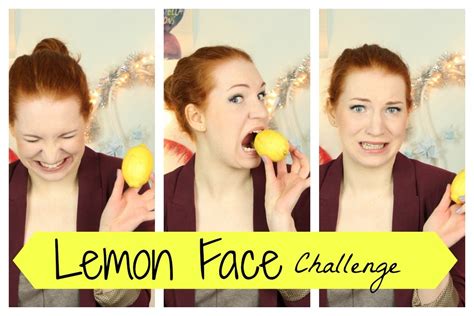 Lemon Face Challenge I Lenaturnsgreen Youtube