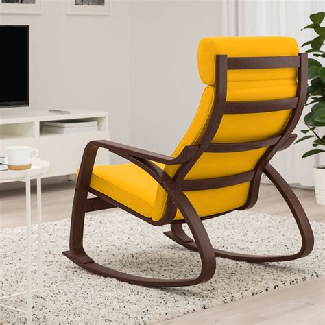PoÄng Rocking Chair Skiftebo Yellow Ikea