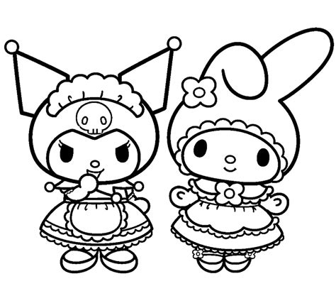 Kuromi Com Minha Melodia Para Colorir Imprimir E Desenhar Colorir Me