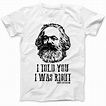 Karl Marx Kapitalismus Kommunismus T-Shirt 100% Baumwolle Sozialismus ...