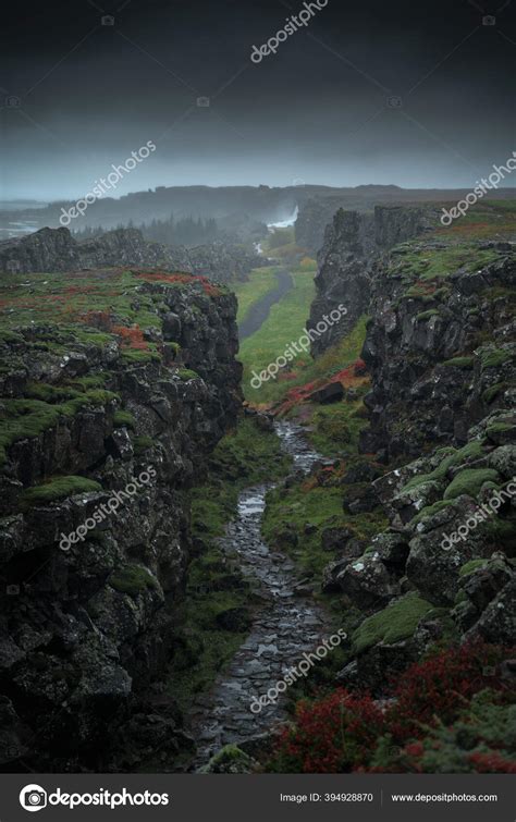 Icelandic Nature Landscape Thingvellir National Park South Iceland