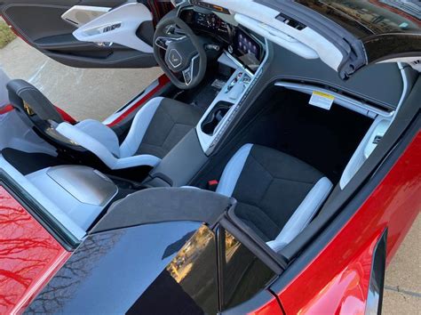 Sky Cool Gray Two Tone Seat On Red Mist Htc Corvetteforum