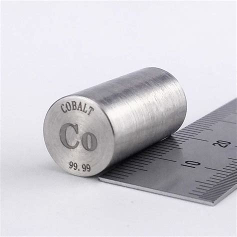 Pure Cobalt Metal Rod 9999 14grams 10diameter X20mm Length Element Co