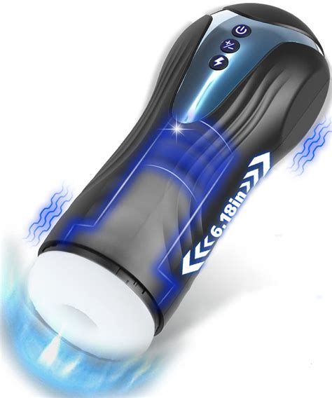 Fidech Male Masturbator Automatic Male Stroker With 7 Thrusting Vibrating Hands Free Electric
