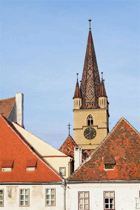 14 on romanian liga i. Sibiu, Hermannstadt In Transylvania Photograph by Martin Zwick