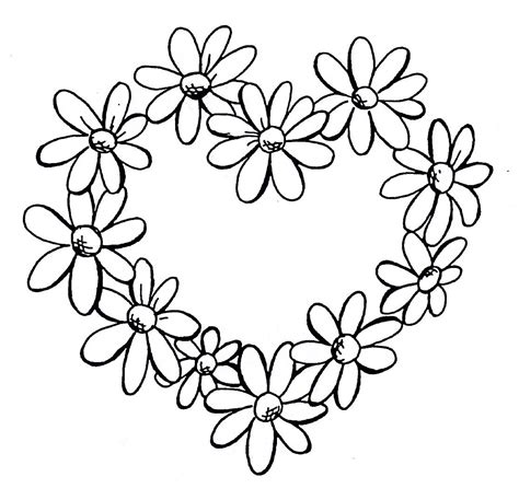 Daisy Flower Outline Free Download On Clipartmag
