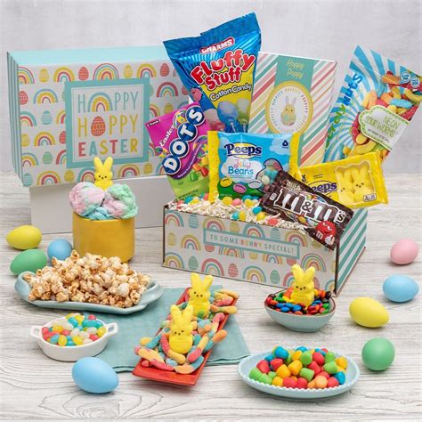 Happy Easter Candy Care Package Rainbow By