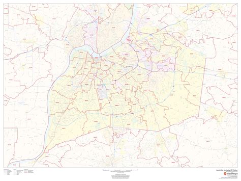 Louisville Ky Zip Code Map
