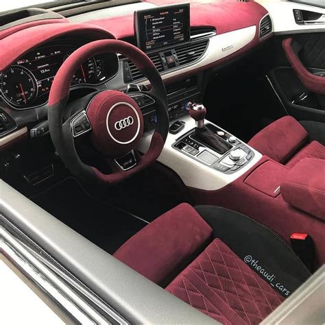 Stunning Red Alcantara Interior For Your Audi