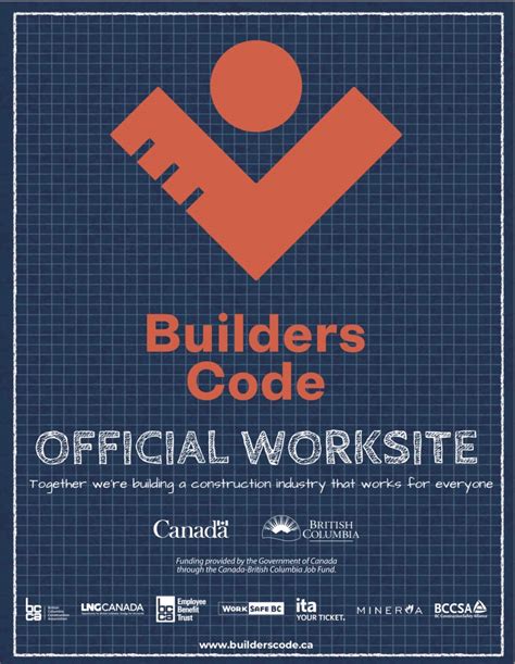 Builders Code Addresses Worksite Conduct Building Links