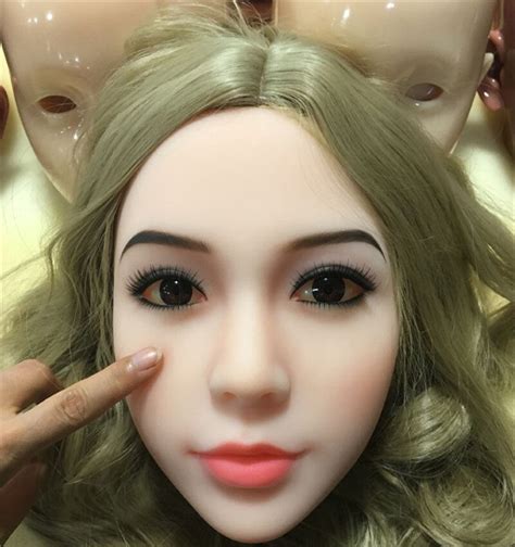 Good Quality Solid Silicone Sex Doll Heads For Real Dolls Japanese
